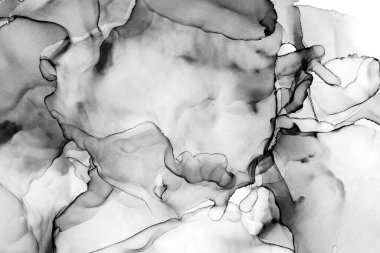 Yüksek kaliteli soyut Çin manzara resminin modern sanat arka planı alkol mürekkebiyle sunulmuştur..