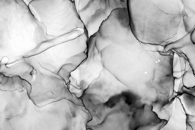 Yüksek kaliteli soyut Çin manzara resminin modern sanat arka planı alkol mürekkebiyle sunulmuştur..