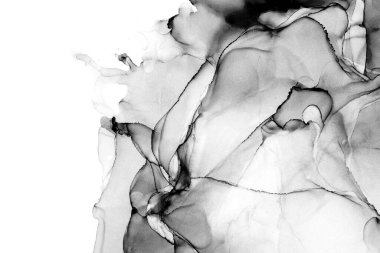 Yüksek kaliteli soyut Çin manzara resminin modern sanat arka planı alkol mürekkebiyle sunulmuştur..