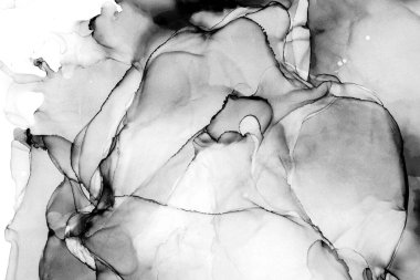 Yüksek kaliteli soyut Çin manzara resminin modern sanat arka planı alkol mürekkebiyle sunulmuştur..