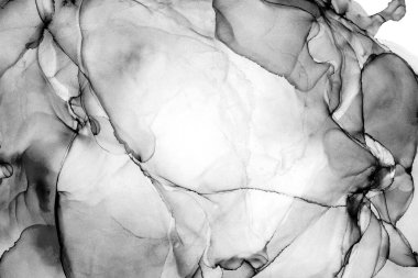 Yüksek kaliteli soyut Çin manzara resminin modern sanat arka planı alkol mürekkebiyle sunulmuştur..