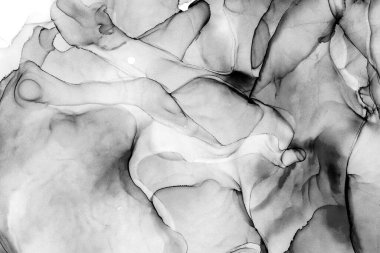 Yüksek kaliteli soyut Çin manzara resminin modern sanat arka planı alkol mürekkebiyle sunulmuştur..