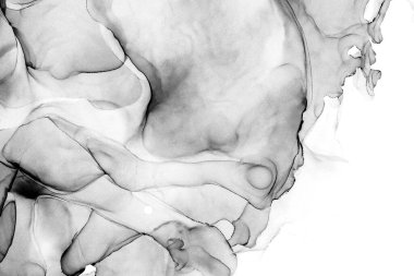 Yüksek kaliteli soyut Çin manzara resminin modern sanat arka planı alkol mürekkebiyle sunulmuştur..