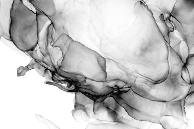 Yüksek kaliteli soyut Çin manzara resminin modern sanat arka planı alkol mürekkebiyle sunulmuştur..