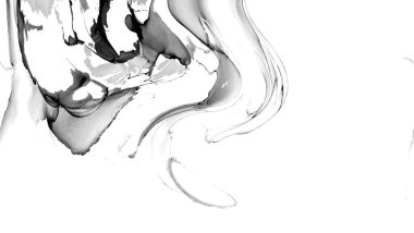 Yüksek kaliteli soyut Çin manzara resminin modern sanat arka planı alkol mürekkebiyle sunulmuştur..