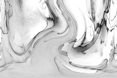 Yüksek kaliteli soyut Çin manzara resminin modern sanat arka planı alkol mürekkebiyle sunulmuştur..