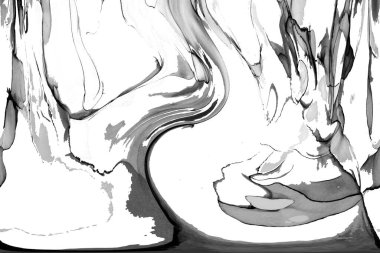 Yüksek kaliteli soyut Çin manzara resminin modern sanat arka planı alkol mürekkebiyle sunulmuştur..