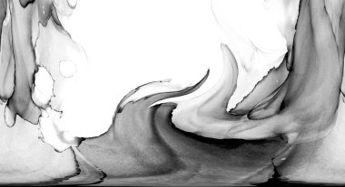 Yüksek kaliteli soyut Çin manzara resminin modern sanat arka planı alkol mürekkebiyle sunulmuştur..