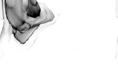 Yüksek kaliteli soyut Çin manzara resminin modern sanat arka planı alkol mürekkebiyle sunulmuştur..