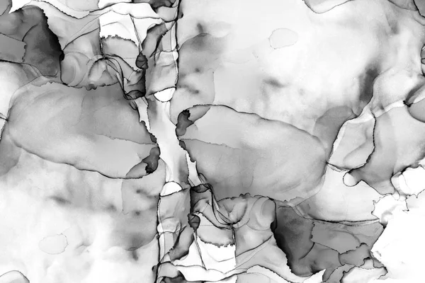 Yüksek kaliteli soyut Çin manzara resminin modern sanat arka planı alkol mürekkebiyle sunulmuştur..