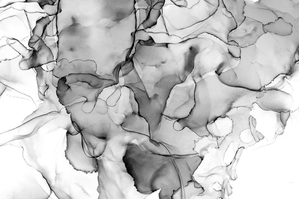 Yüksek kaliteli soyut Çin manzara resminin modern sanat arka planı alkol mürekkebiyle sunulmuştur..