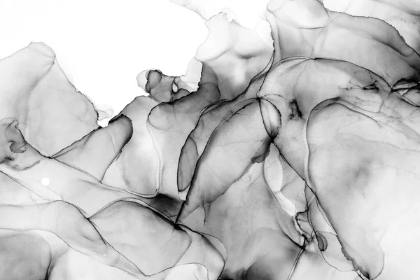 Yüksek kaliteli soyut Çin manzara resminin modern sanat arka planı alkol mürekkebiyle sunulmuştur..