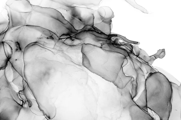 Yüksek kaliteli soyut Çin manzara resminin modern sanat arka planı alkol mürekkebiyle sunulmuştur..