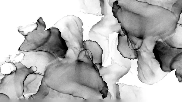 Yüksek kaliteli soyut Çin manzara resminin modern sanat arka planı alkol mürekkebiyle sunulmuştur..