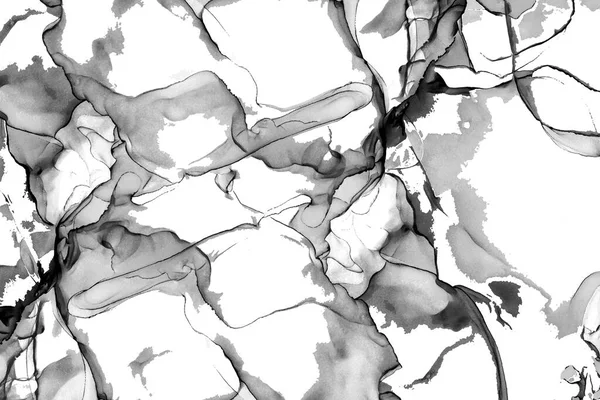 Yüksek kaliteli soyut Çin manzara resminin modern sanat arka planı alkol mürekkebiyle sunulmuştur..