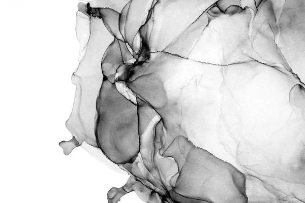 Yüksek kaliteli soyut Çin manzara resminin modern sanat arka planı alkol mürekkebiyle sunulmuştur..