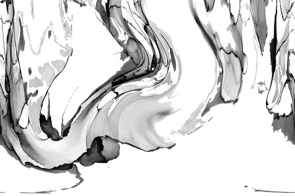 Yüksek kaliteli soyut Çin manzara resminin modern sanat arka planı alkol mürekkebiyle sunulmuştur..