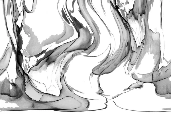 Yüksek kaliteli soyut Çin manzara resminin modern sanat arka planı alkol mürekkebiyle sunulmuştur..