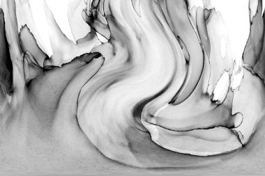 Yüksek kaliteli soyut Çin manzara resminin modern sanat arka planı alkol mürekkebiyle sunulmuştur..