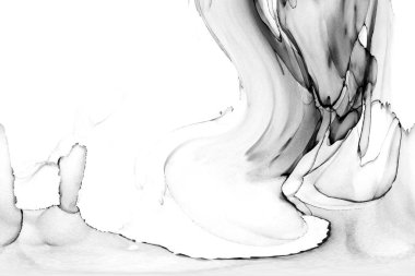 Yüksek kaliteli soyut Çin manzara resminin modern sanat arka planı alkol mürekkebiyle sunulmuştur..