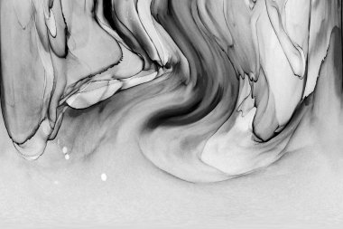 Yüksek kaliteli soyut Çin manzara resminin modern sanat arka planı alkol mürekkebiyle sunulmuştur..