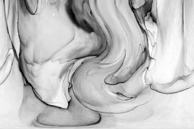 Yüksek kaliteli soyut Çin manzara resminin modern sanat arka planı alkol mürekkebiyle sunulmuştur..