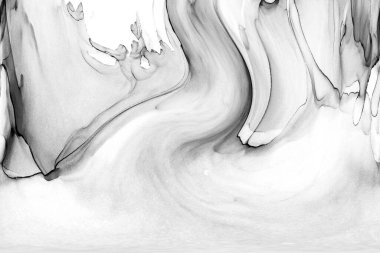 Yüksek kaliteli soyut Çin manzara resminin modern sanat arka planı alkol mürekkebiyle sunulmuştur..