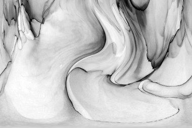 Yüksek kaliteli soyut Çin manzara resminin modern sanat arka planı alkol mürekkebiyle sunulmuştur..