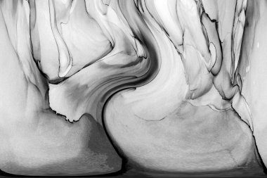 Yüksek kaliteli soyut Çin manzara resminin modern sanat arka planı alkol mürekkebiyle sunulmuştur..