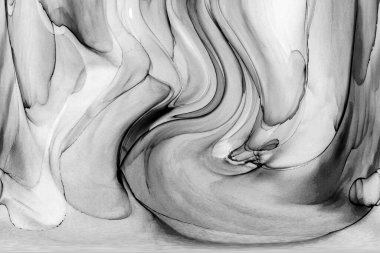 Yüksek kaliteli soyut Çin manzara resminin modern sanat arka planı alkol mürekkebiyle sunulmuştur..