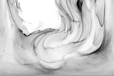 Yüksek kaliteli soyut Çin manzara resminin modern sanat arka planı alkol mürekkebiyle sunulmuştur..