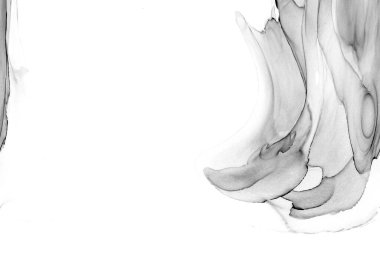 Yüksek kaliteli soyut Çin manzara resminin modern sanat arka planı alkol mürekkebiyle sunulmuştur..