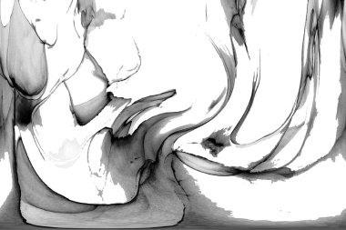 Yüksek kaliteli soyut Çin manzara resminin modern sanat arka planı alkol mürekkebiyle sunulmuştur..