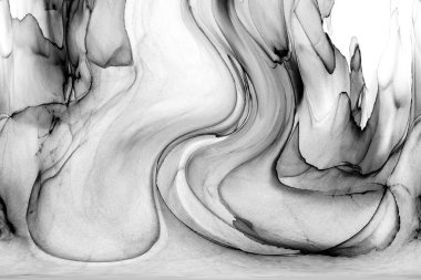 Yüksek kaliteli soyut Çin manzara resminin modern sanat arka planı alkol mürekkebiyle sunulmuştur..