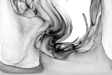 Yüksek kaliteli soyut Çin manzara resminin modern sanat arka planı alkol mürekkebiyle sunulmuştur..