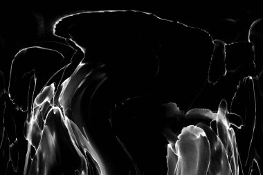 Yüksek kaliteli soyut Çin manzara resminin modern sanat arka planı alkol mürekkebiyle sunulmuştur..