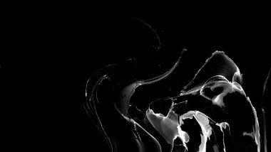 Yüksek kaliteli soyut Çin manzara resminin modern sanat arka planı alkol mürekkebiyle sunulmuştur..