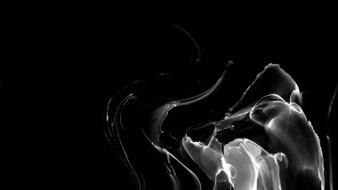 Yüksek kaliteli soyut Çin manzara resminin modern sanat arka planı alkol mürekkebiyle sunulmuştur..