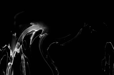 Yüksek kaliteli soyut Çin manzara resminin modern sanat arka planı alkol mürekkebiyle sunulmuştur..