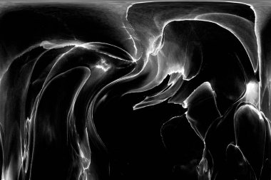 Yüksek kaliteli soyut Çin manzara resminin modern sanat arka planı alkol mürekkebiyle sunulmuştur..