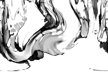 Yüksek kaliteli soyut Çin manzara resminin modern sanat arka planı alkol mürekkebiyle sunulmuştur..