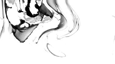 Yüksek kaliteli soyut Çin manzara resminin modern sanat arka planı alkol mürekkebiyle sunulmuştur..