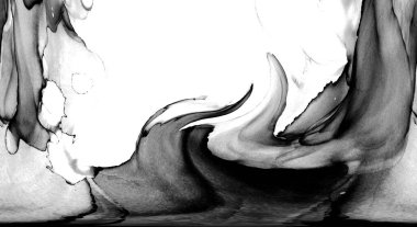 Yüksek kaliteli soyut Çin manzara resminin modern sanat arka planı alkol mürekkebiyle sunulmuştur..