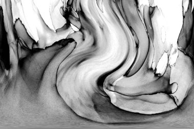 Yüksek kaliteli soyut Çin manzara resminin modern sanat arka planı alkol mürekkebiyle sunulmuştur..