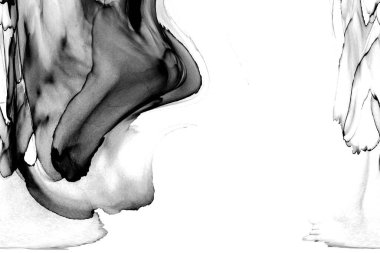 Yüksek kaliteli soyut Çin manzara resminin modern sanat arka planı alkol mürekkebiyle sunulmuştur..