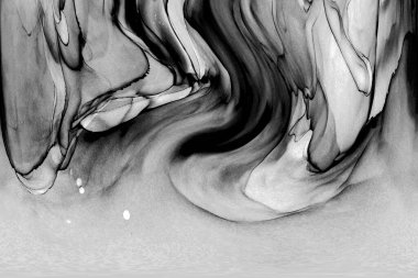 Yüksek kaliteli soyut Çin manzara resminin modern sanat arka planı alkol mürekkebiyle sunulmuştur..