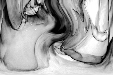 Yüksek kaliteli soyut Çin manzara resminin modern sanat arka planı alkol mürekkebiyle sunulmuştur..