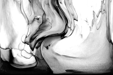 Yüksek kaliteli soyut Çin manzara resminin modern sanat arka planı alkol mürekkebiyle sunulmuştur..