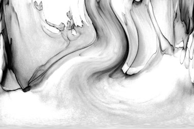 Yüksek kaliteli soyut Çin manzara resminin modern sanat arka planı alkol mürekkebiyle sunulmuştur..