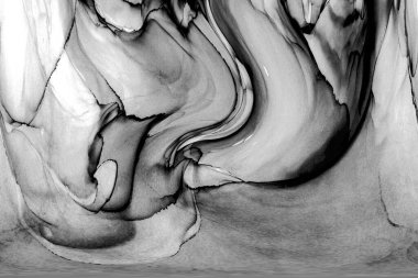 Yüksek kaliteli soyut Çin manzara resminin modern sanat arka planı alkol mürekkebiyle sunulmuştur..